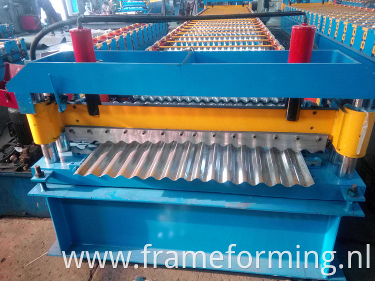 portable metal roofing roll forming machine